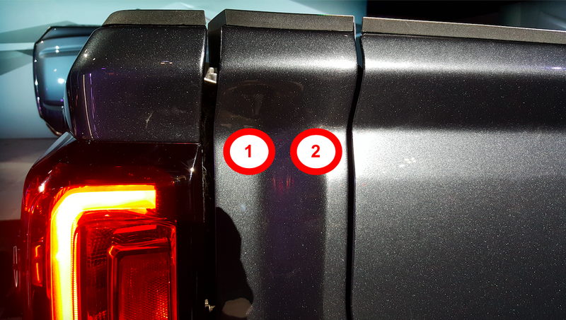 Illustration for article titled Here's Exactly How The 2019 GMC Sierra's Six-Way Tailgate Works